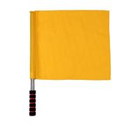 ICDKOYK Bandiera dell'arbitro, Bandiera Portatile per la Sicurezza Stradale, per Campo da Calcio, Quadrato Grande, Giallo