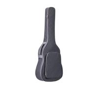 ICDKOYK Custodia per chitarra acustica, custodia per chitarra elettrica con imbottitura spessa e comoda trasportabilità per musicisti di tutti i giorni, grigio, 107x45x13cm