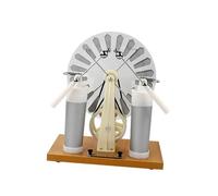 ICDKOYK Generatore di elettricità statica con bottiglie di Leida per un insegnamento sicuro ed efficace dell'elettrostatica in lezioni interattive. Strumento didattico per la dimostrazione
