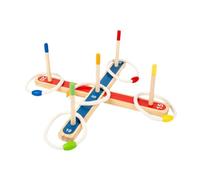 ICDKOYK Gioco di Lancio dell'anello per Bambini, Giocattolo educativo Divertente per Interni ed Esterni, attività di Carnevale in Giardino, Lancio dell'anello per Bambini,