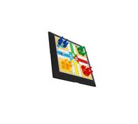 ICDKOYK Gioco di strategia degli scacchi da viaggio Gioco da tavolo portatile Ludo Delizioso di dadi interattivo per famiglie per esperienze emozionanti Scacchi viaggio Strategia tradizionale