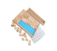 ICDKOYK Gioco educativo da tavolo in legno artigianale, gioco di matematica, giocattolo per bambini, contare fino a 100, giocattolo in legno per l'apprendimento della matematica,