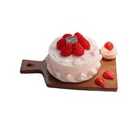 ICDKOYK Grazioso giocattolo da cucina per dolci, in miniatura, per cibo e torte, per decorazioni incantevoli per case delle bambole, accessori per case delle bambole, mobili per 1 12 , Stile F