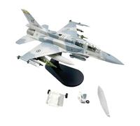 ICDKOYK Modello di caccia in miniatura pressofuso in Per scala 1/72 F-16F con ornamento da tavolo dettagliato per la decorazione Il corpo principale dell'aereo F-16F Per scala 1/72 è realizzato