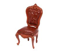 ICDKOYK Modello di sedia da pranzo in miniatura per casa delle bambole 1/12, dettagli realistici, decorazioni e layout per casette da gioco per bambini. I set di tavoli pranzo in miniatura sono