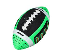 ICDKOYK Pallone da rugby per bambini, regalo, pallone da calcio portatile, sport, interno ed esterno, taglia 3, rugby blu , Verde , 11x22 cm