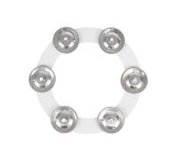 ICDKOYK Piatti Ching Tamburello Strumento Musicale Ritmico Accessorio Per Cantare Ballare E Suonare La Chitarra Chitarra Musica Strumentale Ensemble Percussioni Portatili Accessori 6 Campana di Ottone