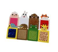 ICDKOYK Tappetini educativi per bambini, attività in aula, offrono un gioco sensoriale coinvolgente con tappetini per la percezione tattile degli animali, giocattolo di apprendimento interattivo,