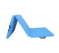 ICDKOYK Tappetino da ginnastica pieghevole a tre pieghe, portatile, leggero, impermeabile, con maniglie per il trasporto, per allenamenti indoor e outdoor, tappetino da yoga