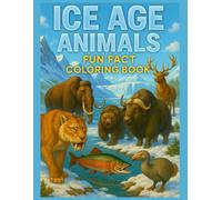Ice Age Animals Around the World: Fun Facts Coloring Book: Explore 25 Prehistoric Creatures and Their Countries | Educational Coloring Book for Kids ... | Learn Ice Age Animal Facts While Coloring