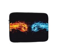 Ice and Fire Boxing, custodia protettiva antiurto per computer portatile, sottile, con cerniera, 33,5 cm