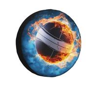 Ice and Fire Volley Copertura della ruota di scorta Impermeabile Antipolvere Auto Protezioni Ruota di Scorta Portatile Copertura Universale Misura per