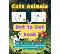 Ice Animal Kingdom Books, Dot To Dot Coloring books for Adults Relaxation, 50 drawings , 8.5*11 inches ,Crab,Spiders, fish, rhinos, koalas, ducks, swans, dogs, zebras,Giraffe.