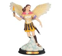 ICE ARMOR Statua dell'Arcangelo Uriel, angelo della saggezza, 25,4 cm, statuetta sacra, decorazione per scrivania, casa, soggiorno, tavolo, regalo perfetto per la casa nuova