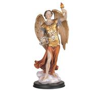 ICE ARMOR Statua dell'Arcangelo Uriel, angelo della saggezza, 30,5 cm, statuetta sacra, decorazione per scrivania, casa, soggiorno, tavolo, regalo perfetto per la casa nuova