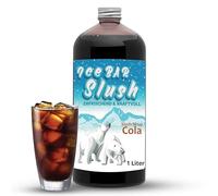 ICE Bär SLUSH ICE Orso Sciroppo AZO FREI | Bottiglia da 1 litro | Concentrato per Slushy Bevande Maker Gelatiere Macchine per gelati da 1:5 a 1:20 (Cola)