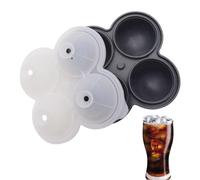 Ice Ball Maker Mold, Cavity Silicone, Spherical Ice Balls, 6,06 x 6,02 pollici, Easy Release Design for Whisky, Cocktail, Coffee and Water Ideal Kitchen Accessory