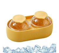 Ice Ball Maker Mold - Planet Shaped Food Grade Silicone Ice Mold with Lids, Round Frost Cube Maker for Whiskey Coffee Cocktails Kitchen Bar Drinks Party Use 5,35 × 2,87in
