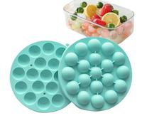 Ice Ball Maker Mold, Silicone Iced Mold, Ice Tray, Multipurpose Soft Leak Proof Smooth Release for Home Kitchen Buffet Travel Outdoor Pool Picnic Camping Cocktail Whiskey Occasions