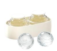 Ice Ball Maker Mold - Silicone Sphere Tray | Easy Release Freezer Mold