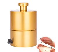 Ice Ball Maker, pressa in alluminio per grandi sfere, ghiaccio a lento scioglimento senza sforzo per cocktail, whisky, feste e vacanze