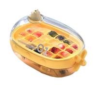 Ice Ball Maker - Stampo per ghiaccio con contenitore per ghiaccio Lid Ice Ball Maker | Easy Release 24 griglie con stampo per ghiaccio Lid Ice Maker | Safe Whiskey Making Supplies | Freezing Cube