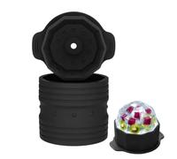 Ice Ball Mold | Large Easy Release Reusable Flexible With Lid | DIY Ice Bal | DIY Ice Ball Maker For Cocktails Bourbon Drinks Bar Summer Party Camping Beverage Beer Home