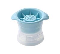Ice Ball Mold Large Round Sphere Ice Maker, Reusable Easy Release Silicone Íce Ball Maker Molds For Whiskey, Bourbon, Cocktails, Coffee, Drinks, Home Bar, Party And Camping