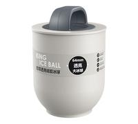 Ice Ball Mold - Sphere Tray | Whiskey Icé Maker | Large 6.4cm/2.5 Inch Sphere, Food-Grade Silicone, Easy Release, Reusable, Slow-Melting Icé Balls, For Whiskey Bourbon Cocktails Coffee, Home