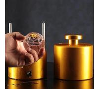 Ice Ball Press, 2,7 "Rose Ice Maker, Compressione Rapida, Stampi Per Ghiaccio a Sfera Da 70 Mm, Mantiene Il Gusto Originale Del Vino, Per Cocktail Gelici, Whisky, Cocktail