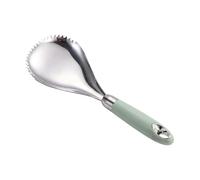 Ice Ball Spoon - 1 X Ergonomic Stainless Steel Ice Cream Scoop | Mashed Potato Scoop | Long Handle Utensils, Multi-Use Comfortable Grip Gadgets for Sundae Making, Dish Serving, Cocktail Garnishing