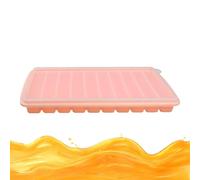 Ice Bar Tray - Slim Silicone Water Bottle Ice Mold, Stackable Lidded Freezer Storage, Narrow Ic Stick Maker For Whiskey & Coffee, Space-Saving RV & Travel Kitchen Tool, Silicone | 2 Pack