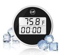 Ice Bath Temperature Gauge, Multifunctional Bath Temperature Gauge, Small Ice Bath Temperature Gauge with Timer, Digital Waterproof Floating Temperature Gauge for Ice Bath, Floating Ice Bath Thermomet