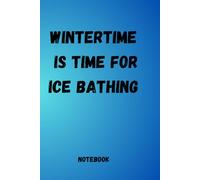 Ice bathing notebook, journal, for everyone who loves ice bathing. Write down your experiences, ideas and inspirations in this beautifully designed ... with this book. Also very nice as a gift