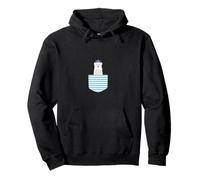 Ice Bear Maritime Capitan Barca Yacht Vela Lago Marinaio Felpa con Cappuccio