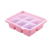 Ice Block Vassoio - 6 griglie Square Ice Block Maker con funzione Easy Release | Press Type, Multifunctional Kitchen Gadget for Crafting Cocktail Cubes, Whiskey, Party Beverages, Travel Coolers and