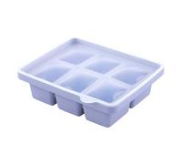 Ice Block Vassoio - 6 griglie Square Ice Block Maker con funzione Easy Release | Press Type, Multifunctional Kitchen Gadget for Crafting Cocktail Cubes, Whiskey, Party Beverages, Travel Coolers and