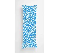 Ice Blue Body Pillow Cover 14x40 Inch, Durable Velvet pillow Case Plant, Long body Pillow case cover Soft Breathable, Decorative Bolster Pillowcase for Hotel Couch Bedroom