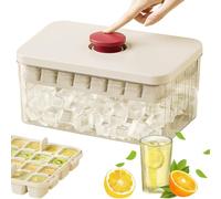 Ice Box for Freezer 3-Tier Press-Type Icy Mold Maker 96-Grid