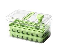 Ice Box for Freezer, 56 Compartments Cooling Sphere Maker, 220g Press-Down Tray with Lid and Bin, Sturdy Container for Party Freezers Food Coffee Whiskey Cocktail Water, Home Accessories for Kitchen