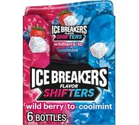 Ice Breakers Gum Shifter Sapore senza zucchero (40 ct x 6) | Wild Berry to Coolmint