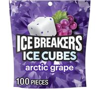 ICE BREAKERS ICE CUBES Sugar Free Gum (Arctic Grape, 8.11-Ounce)