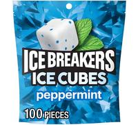 ICE BREAKERS ICE CUBES Sugar Free Gum (Peppermint, 8.11-Ounce)