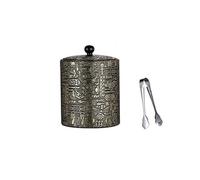 Ice bucket， Secchiello for il ghiaccio in acciaio inossidabile Secchiello for il ghiaccio Bar Ristorante Secchiello for champagne Secchiello for il ghiaccio for feste ,Drink buckets(Black)