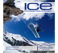 ICE Carta Fotografica Raso Lucido Opaco 7x5 A4 A3 Gsm Peso Singolo O Doppio Lato