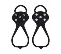 Ice Cleats - 5 Tooth Winter Traction Grips | Anti Slip Shoe Crampons | Lightweight Overshoe Covers, Winter Shoes Grips Ice Cleats for Hiking Climbing Walking Outdoor Running Cold Weather