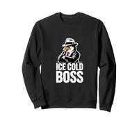Ice Cold Boss Penguin Mafia Umorismo Divertente Felpa