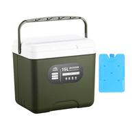 Ice Coolers Portable, Insulation Box, Quick Access Carry Handle Picnic Ready Food Storage Compact Footprint, Personal Ice Box for Travel, Beach, Camping 13x9.7x11.8 Inches