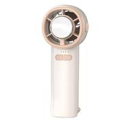 Ice Cooling Fan, Digital Display Portable Personal Fan 2.56x2.36x6.38 inches Rechargeable Air Cooler Gadget for Indoor Workplace Gym Travel Outdoor Camping Beach and Walking