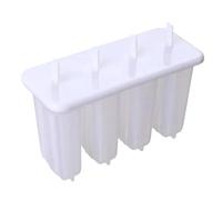 Ice Cream Bar Mold - 4-Cavity Maker Tray, Silicone Dessert Tool, Reusable Maker, DIY Confectionery Mold | Versatile Kitchen Accessory For Chocolate Candy Pudding Gelatina